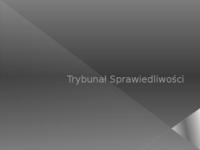Trybunał Sprawiedliwości-prezentacja