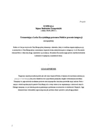 Uchwała ustanawiająca Lecha Kaczyńskiego patronem integracji europejskiej