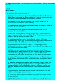 Vienna Convention on the Succession of States in Respect of Treaties