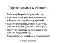 Rola państwa w gospodarce-prezentacja