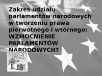 Rola parlamentów-po Lizbonie