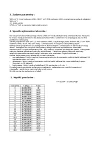Kalorymetria-opracowanie