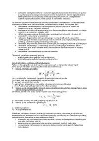 Planowanie operatywne i sterowanie produkcją-opracowanie