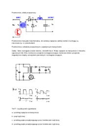 Przetwornice, układ przepustowy-opracowanie