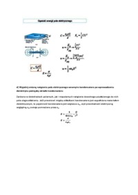 Pojemność elektryczna-opracowanie