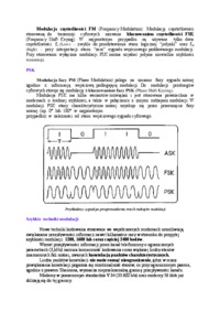 Technika  modulacji-opracowanie