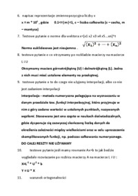 Metody numeryczne-pytania i odpowiedzi 2