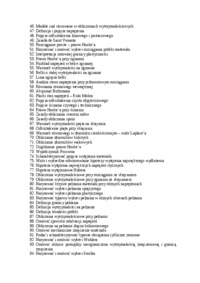 Zagadnienia na egzamin