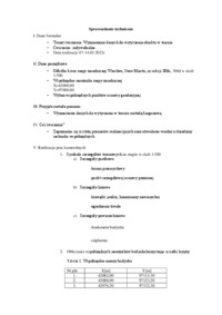 Wyznaczanie danych do wytyczenia obiektu w terenie-sprawozdanie