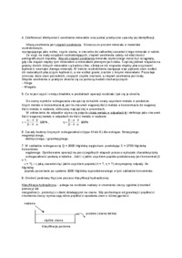 Technologie przeróbki surowców mineralnych-opracowanie pytań