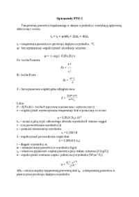 Metoda PTO-2 prognozowania temperatury i stopnia zawilżenia powietrza-referat