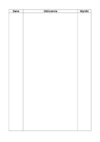 Jednostopniowa przekładnia zębata-projekt