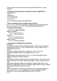 Typy złóż węgla kamiennego-opracowanie