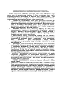 Obszary zastosowań grafiki komputerowej-opracowanie