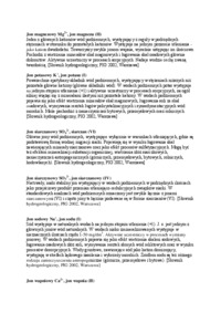 Podstawowe wskaźniki składu jonowego wody-opracowanie