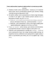 Umowy międzynarodowe (organizacje międzynarodowe) w wewnętrznym porządku prawnym