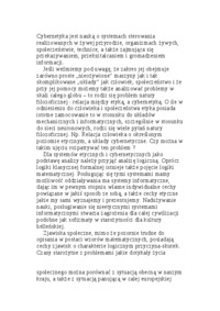 Wypracowanie z filozofii: cybernetyka a etyka