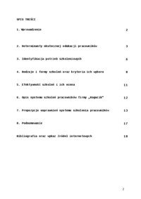 Szkolenia pracowników