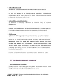 Ocena pracownicza- opracowanie