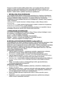 Punktowa ocena pozycji organizacji- opracowanie