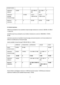 Zadanie – rozliczanie działalności pomocniczej
