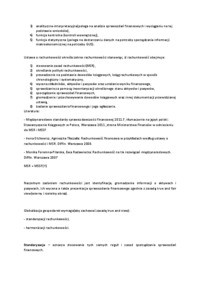 Standardy sprawozdawczości finansowej - wykład 1