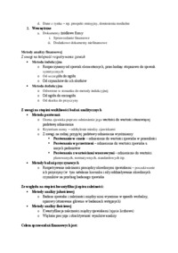 Analiza finansowa- ćwiczenia 1