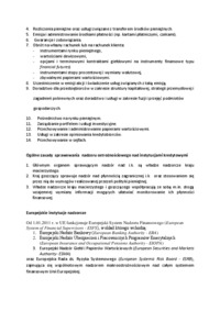 Sektor finansowy w Uni Europejskiej- wykład 3