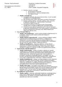 cel-zakres-rodzaje-analizy-finansowej-opracowanie