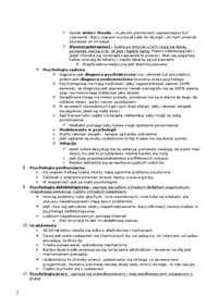 Psychologia kliniczna - wykład