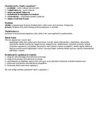 Nauka o organizacji - wykład