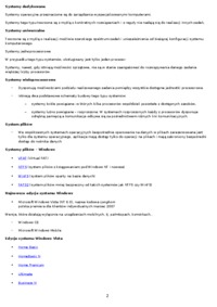 Oprogramowanie systemowe - wykład