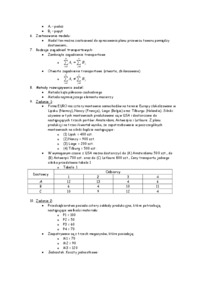 Ćwiczenia - Decyzje transportowe w łańcuchu dostaw. Zagadnienie transportowe