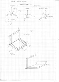 Rysunki aksometryczne-ćwiczenie z wykładów