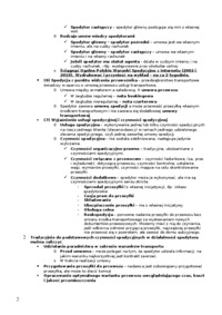 Wykład - Istota spedycji 