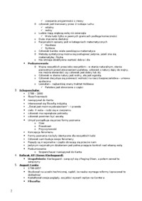 Wykład - warunki zaliczenia przedmiotu