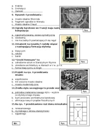 Test - Historia urbanistyki- zestaw II