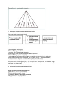 Wykład - Pojęcie i istota decyzji kierowniczych