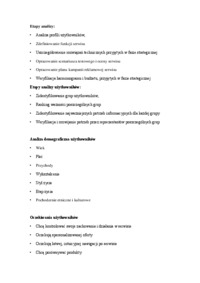 Wykład - Analiza SWOT