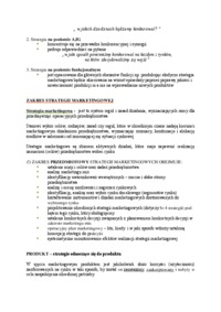 Wykład - Struktura strategii 