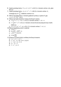 Funkcja wielu zmiennych - wykład