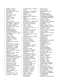 Spis słówek do kolokwium numer 2