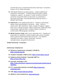 Geografia turystyczna- wykład 4