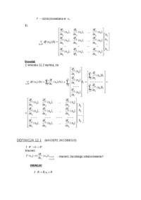 Różniczka założenia dwóch odwzorowań- wykład 12