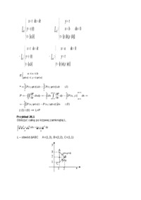 Całki krzywoliniowe- wykład 26