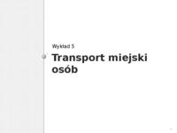 Logistyka miejska- wykład 7