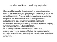 Logistyka zaopatrzenia- wykład 2