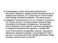 Logistyka zaopatrzenia- wykład 5a