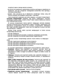 Istota spedycji i jej rodzaje- opracowanie