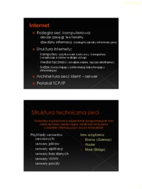 Internet- opracowanie